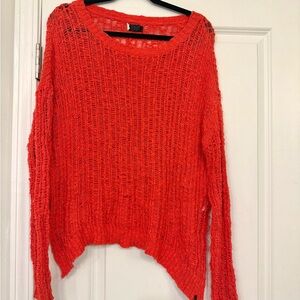Volcom Bright Red Crew Neck Sweater